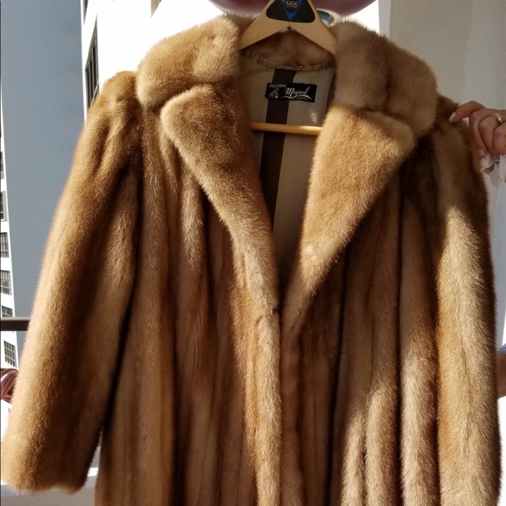 🔴🔴Miguel mini real fur coat women